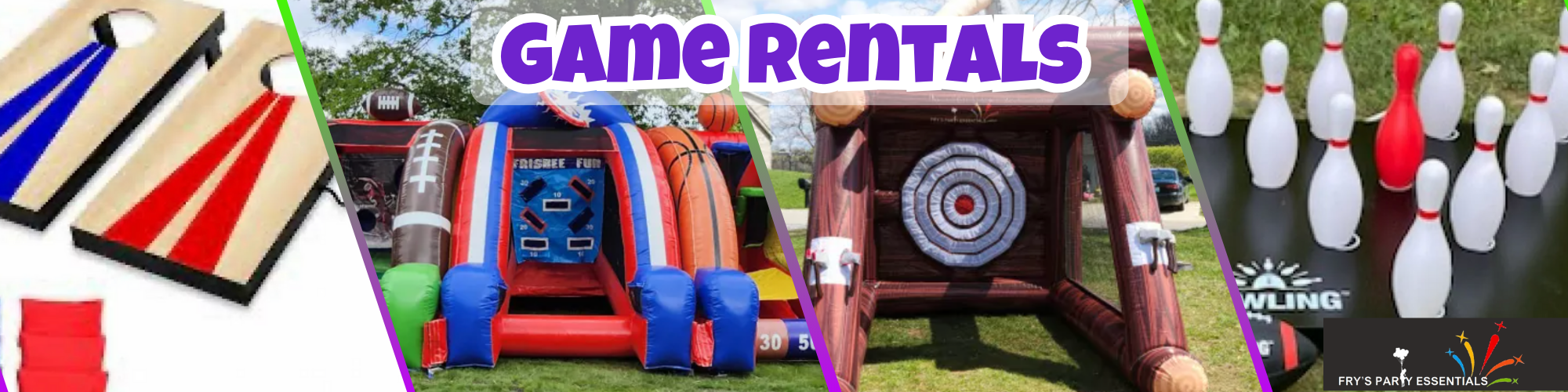 Games Rentals - Frys Party Essentials