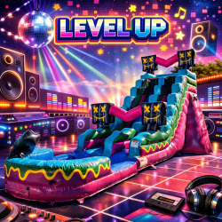 Level Up 19FT Waterslide
